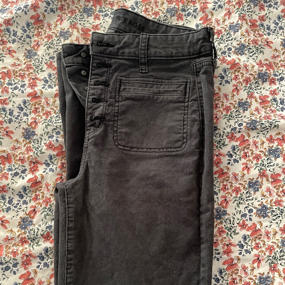 american eagle super high rise flare corduroy jean - Picture 5 of 5